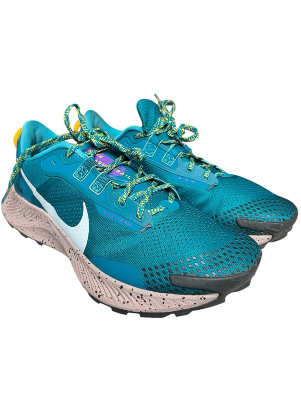 🌻EUC Nike Pegasus Trail 3 Mystic Teal Running Shoes React Foam Trail Sneaker 10 - Picture 5 of 11